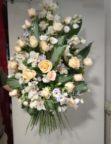 Palma funebre piccola fiori misti
