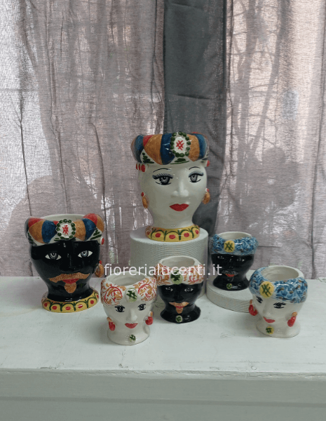 Teste di moro con turbante Caltagirone