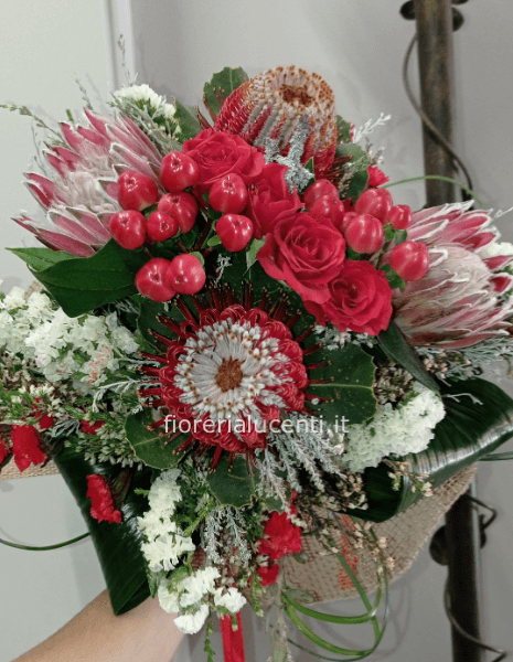 Mazzo fiori tropicali