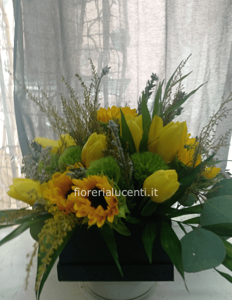 Flower box nera piccola