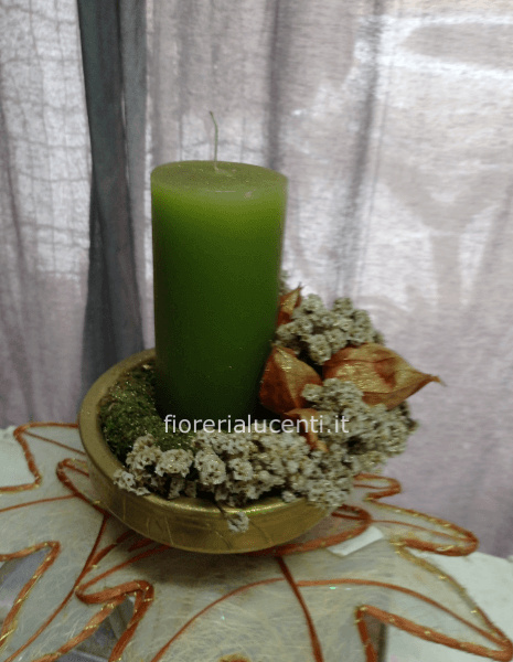 Candela profumata toscana all´olio d´oliva