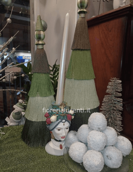 Albero  frange in  fili di seta