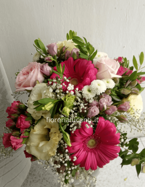 Bouquet misto rosa
